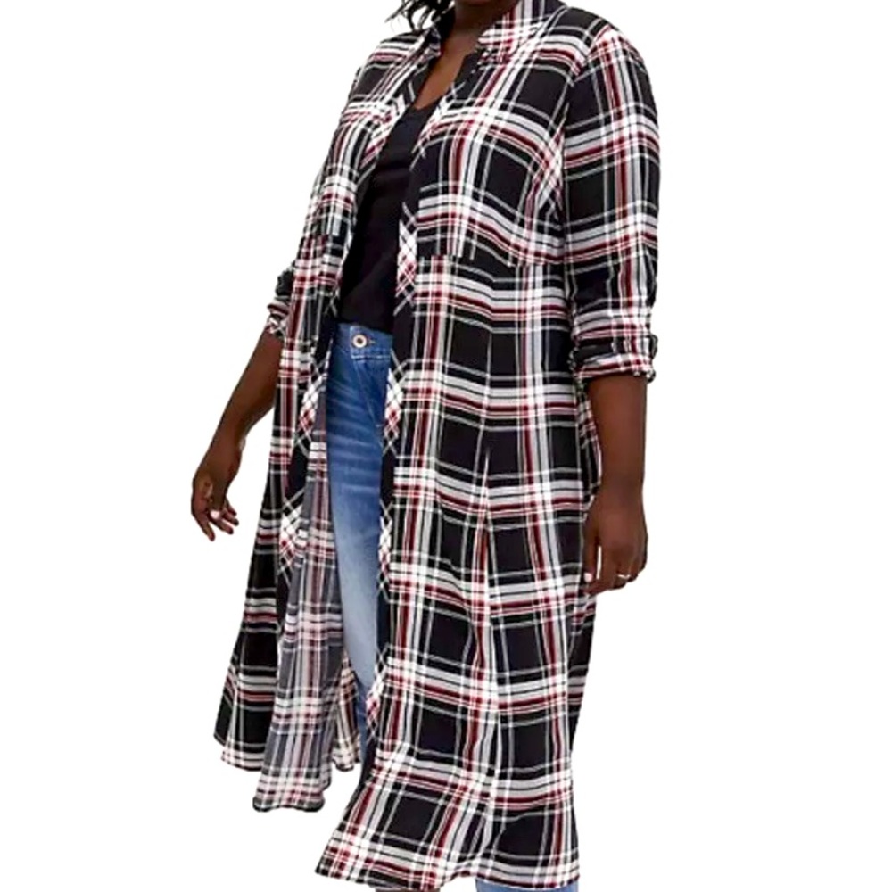 Torrid flannel kimono/duster. *never worn*
